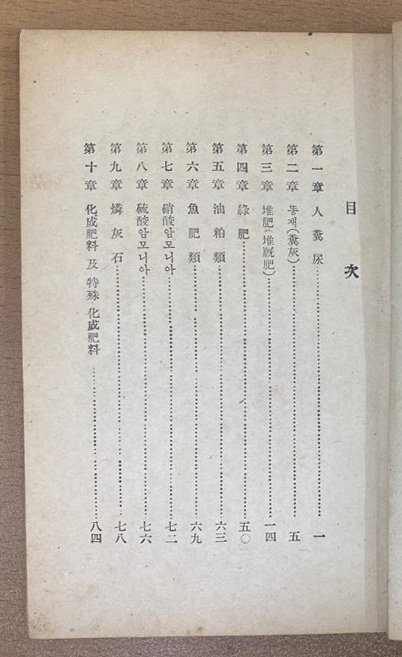 농사 교도문고 대한의비료 1949년 초판본