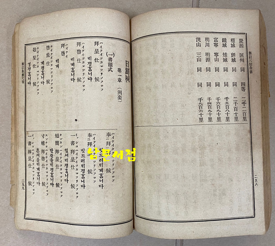 新訂尺牘全書 신정척독전서 1913년 초간본