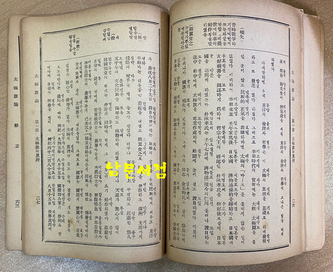 태극기론 1955년 초간본