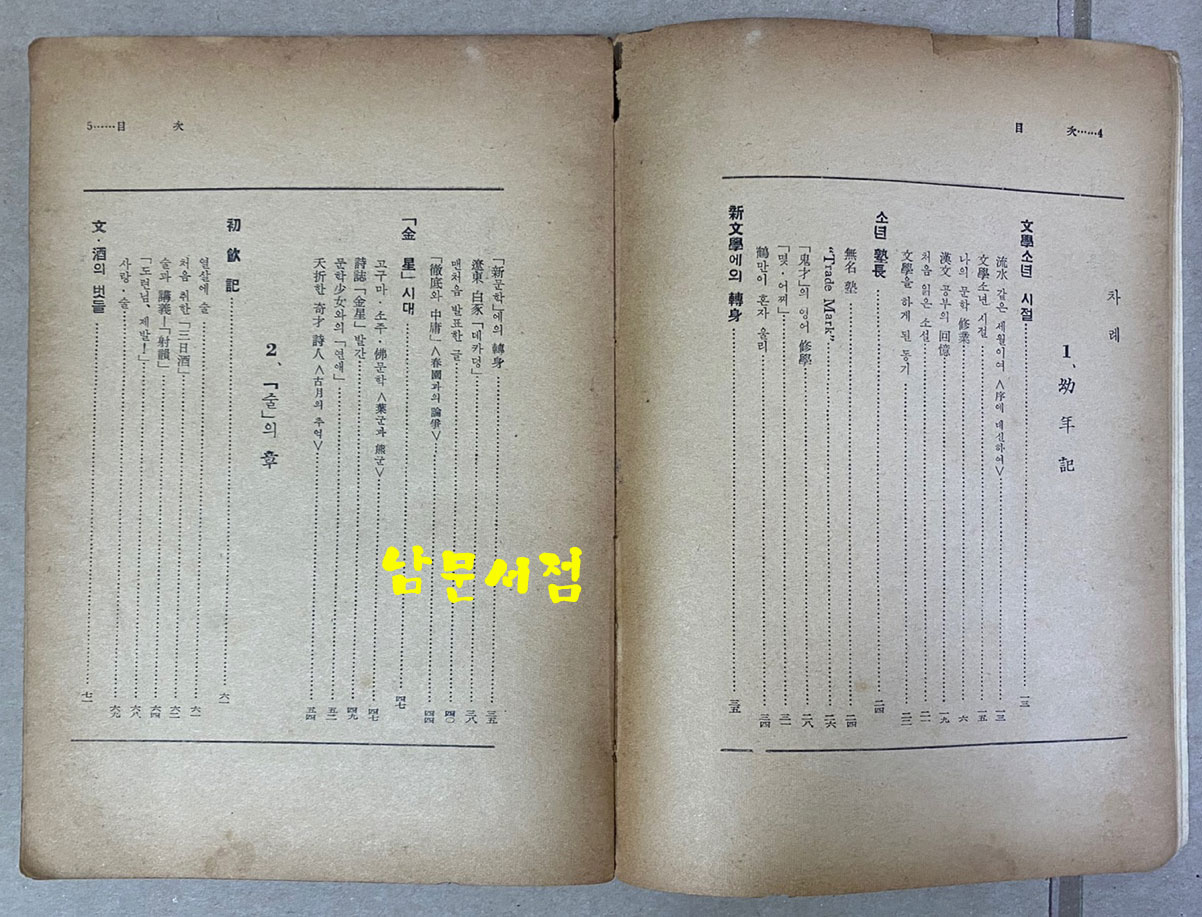 문주반생기 1960년 초간본