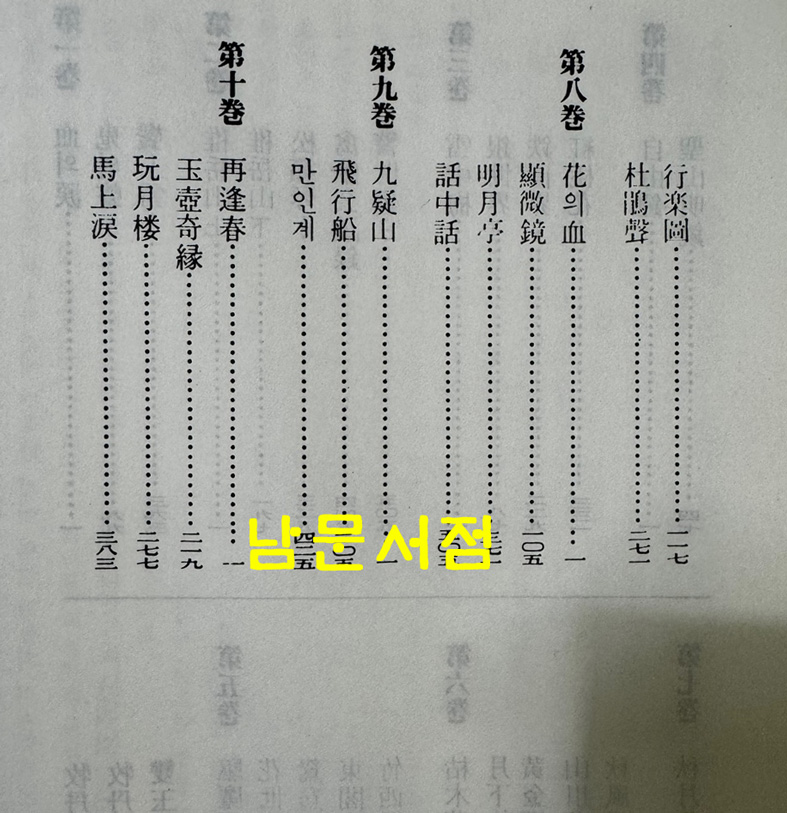 한국개화기문학총서 신소설 번안소설 1~10 전10권 완질 영인본 / 아세아문화사 / 1978년