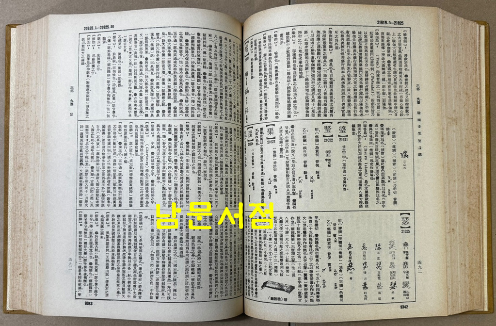 한문대사전 1~20 전20권 완질중 뒷부분 11~20 10권만 있음 앞쪽 10권은 낙권 / 1981년 / 경인문화사