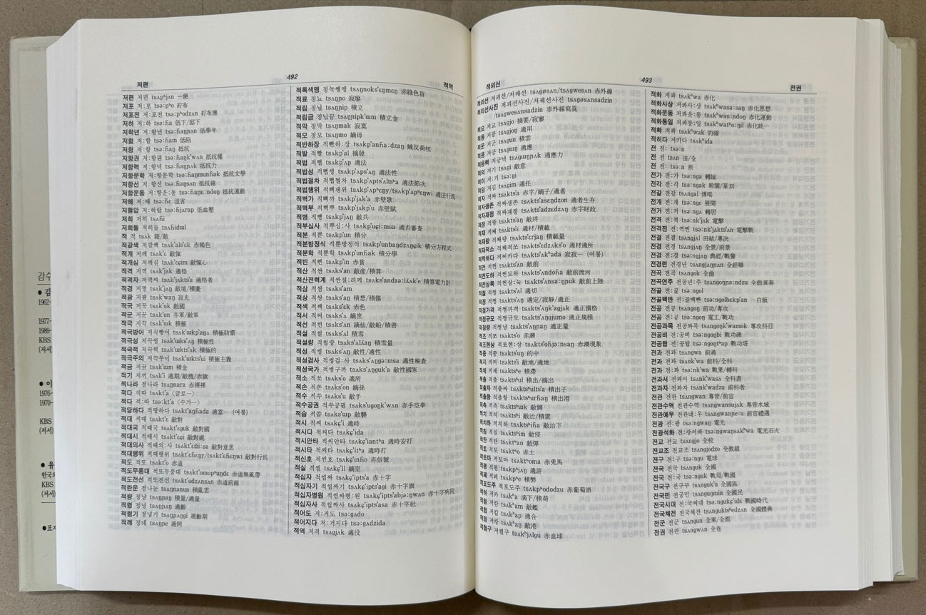 표준 한국어발음대사전 / 1993년 초판 / 어문각