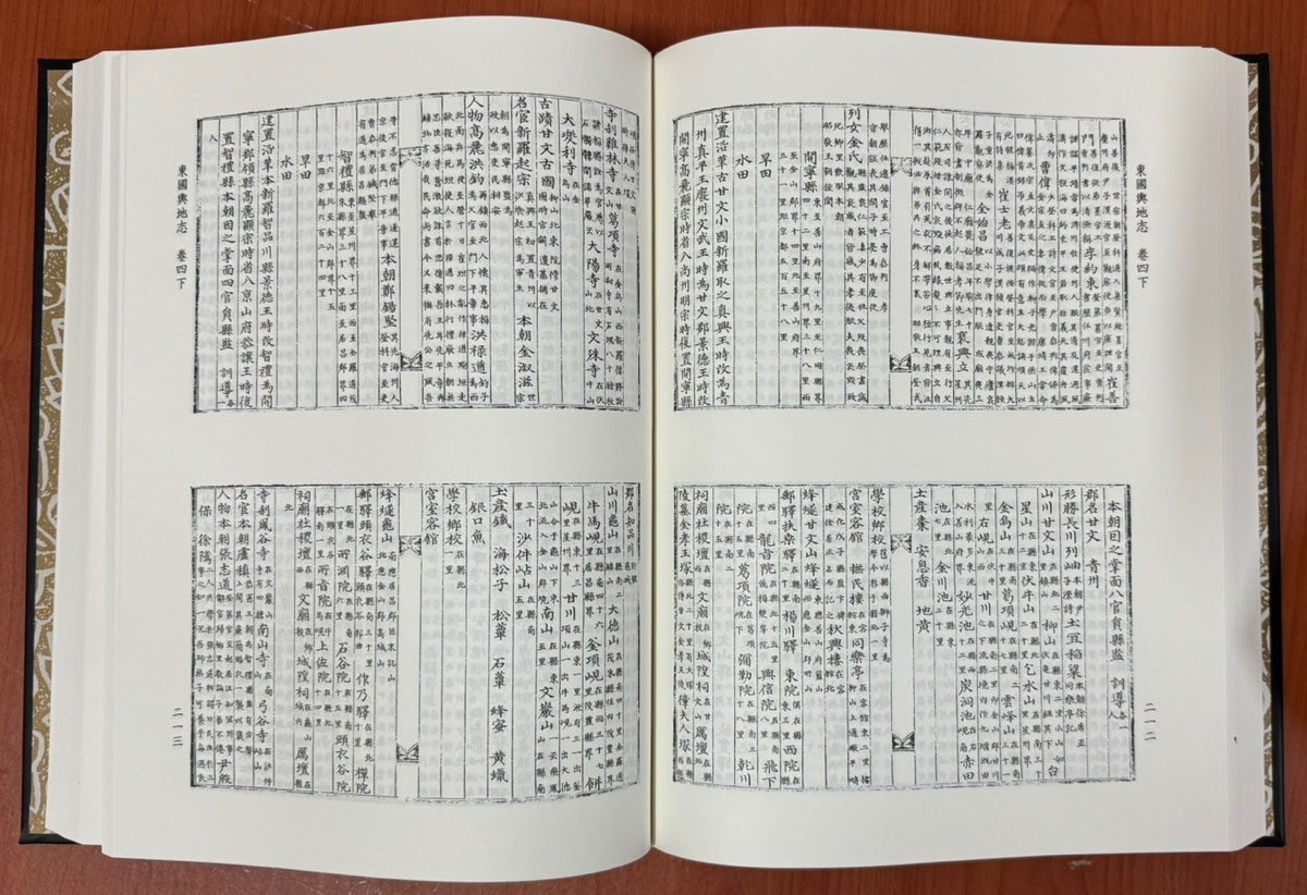 영인 한국고전총간 지리류3 동국여지지편 단권 완질