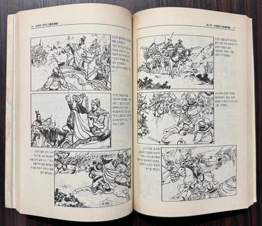 연환화 삼국지 삼국지연의 1~6 전6권 완질 세트 / 나관중 임정 역 / 대원출판 / 1991년 재판.3판