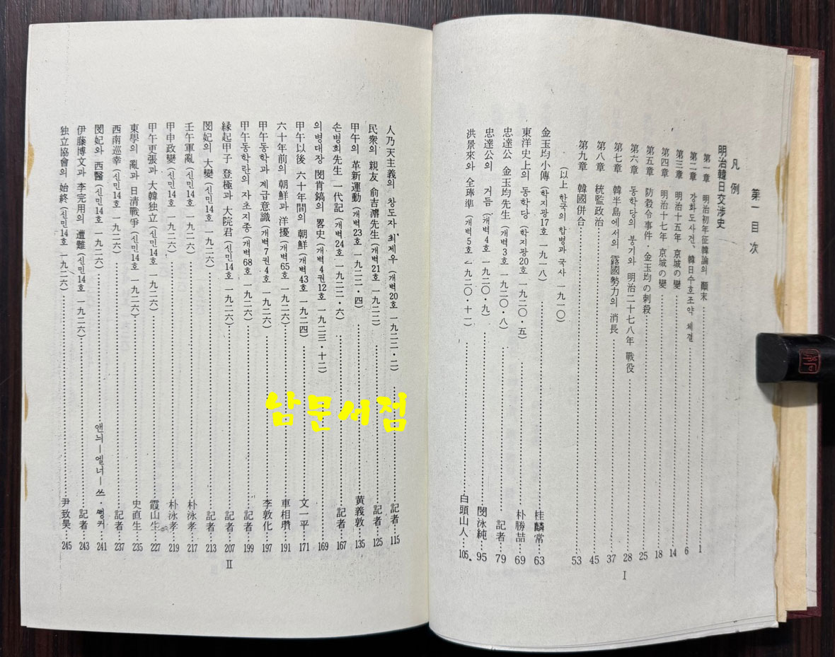 한국근세사논저집韓國近世史論著集 - 구한말편 1~8 전8권 완질 세트 / 태학사 / 영인판권따로없음 / 5310페이지