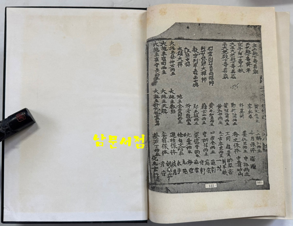 월인석보 21.23 영인본 / 홍문각 / 522페이지 / 영인판권 따로없음