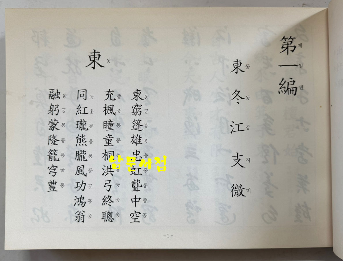 만자문 해서초자 칠언대구 / 김보현 / 거산민족문화연구회 / 1994년 초판 / 436페이지