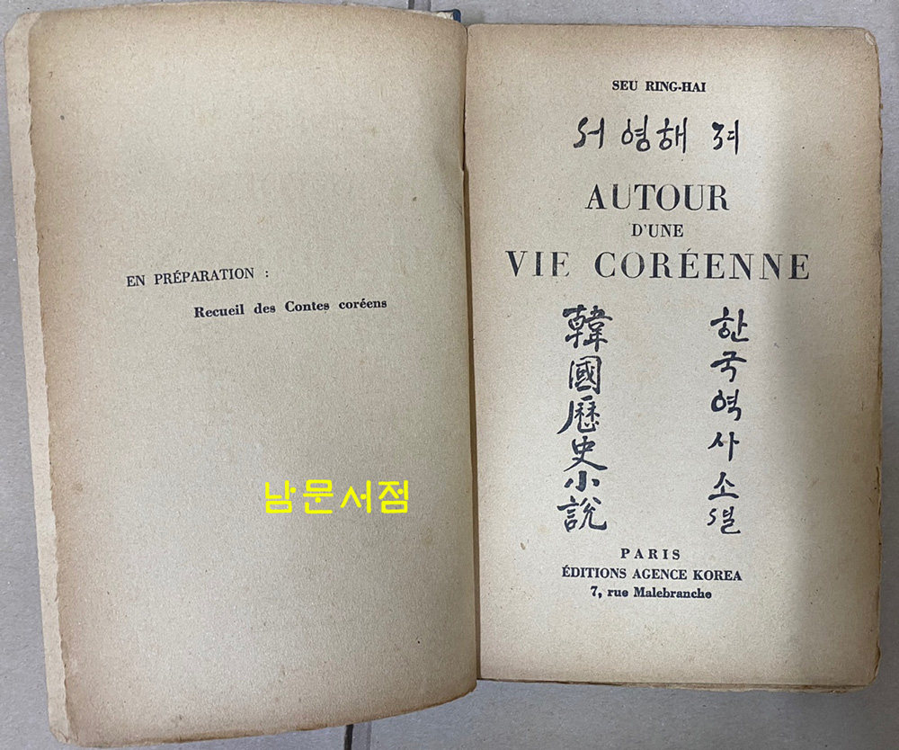 한국역사소설  - 어느 한국인의 일생